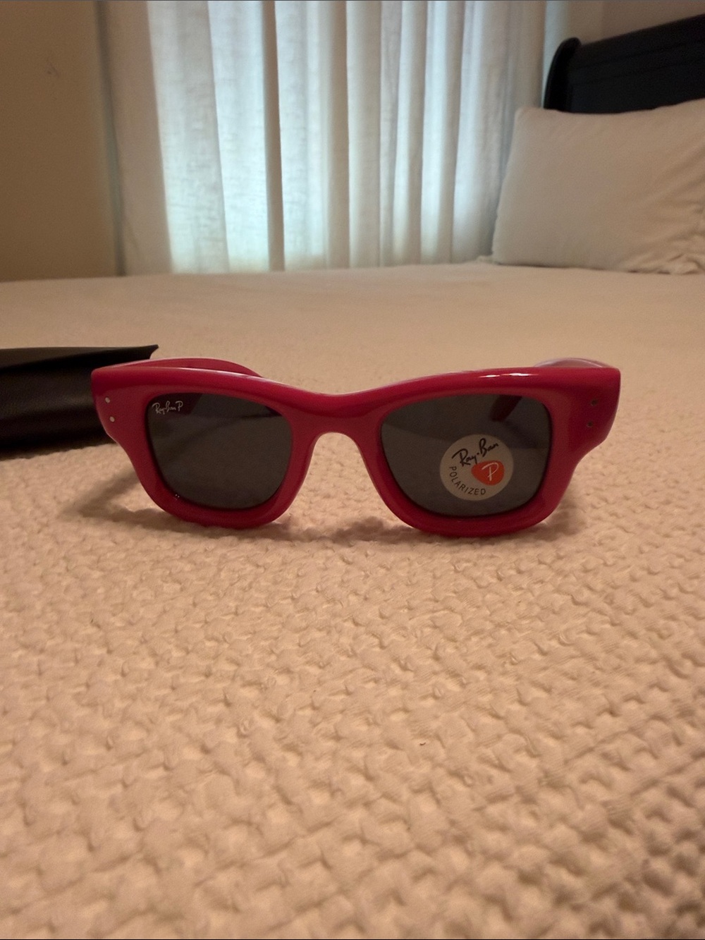 Ray-Ban Kids Hot Pink Polarized Sunglasses